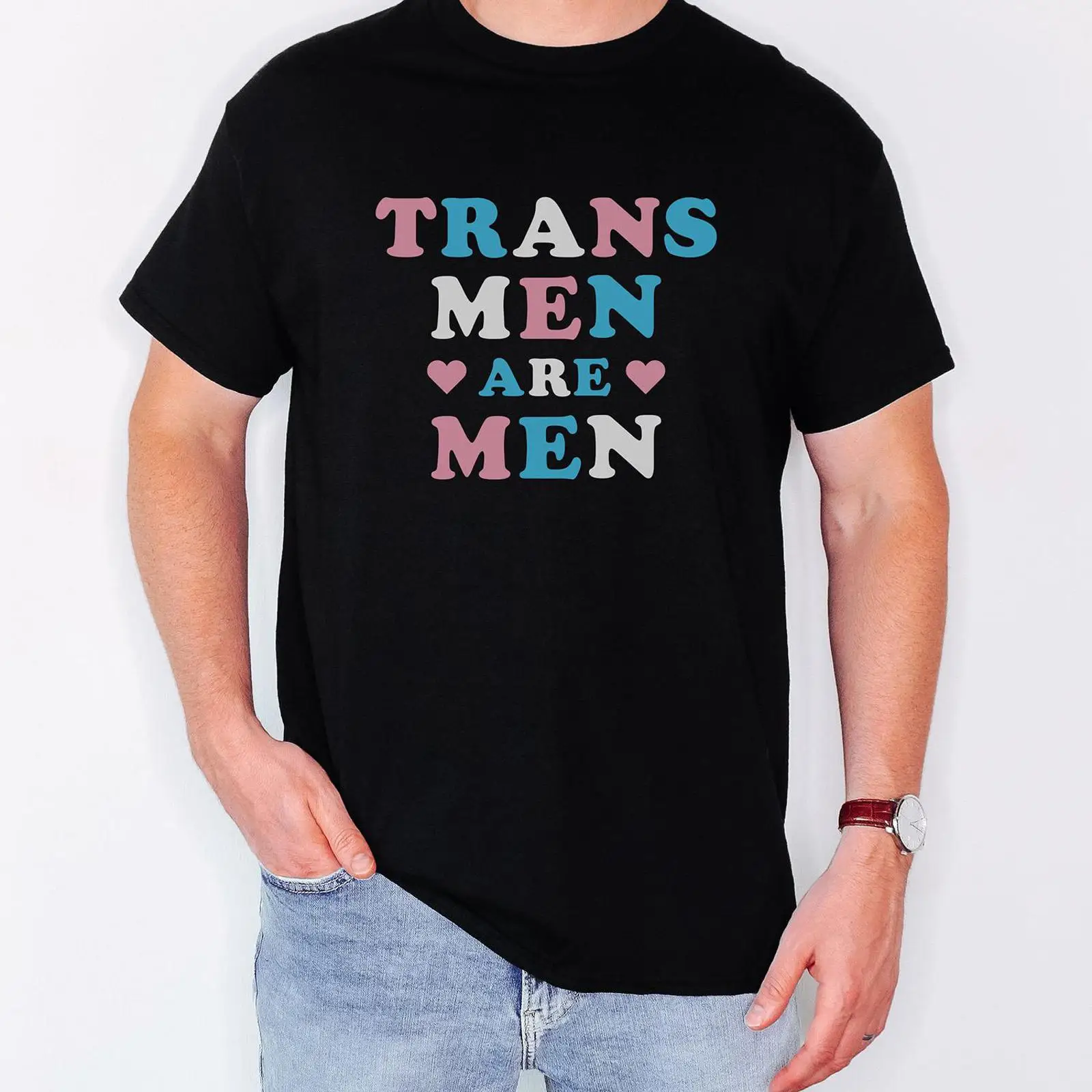Vintage Queer Fashion - Футболка Trans Men Are Pride LGBTQ