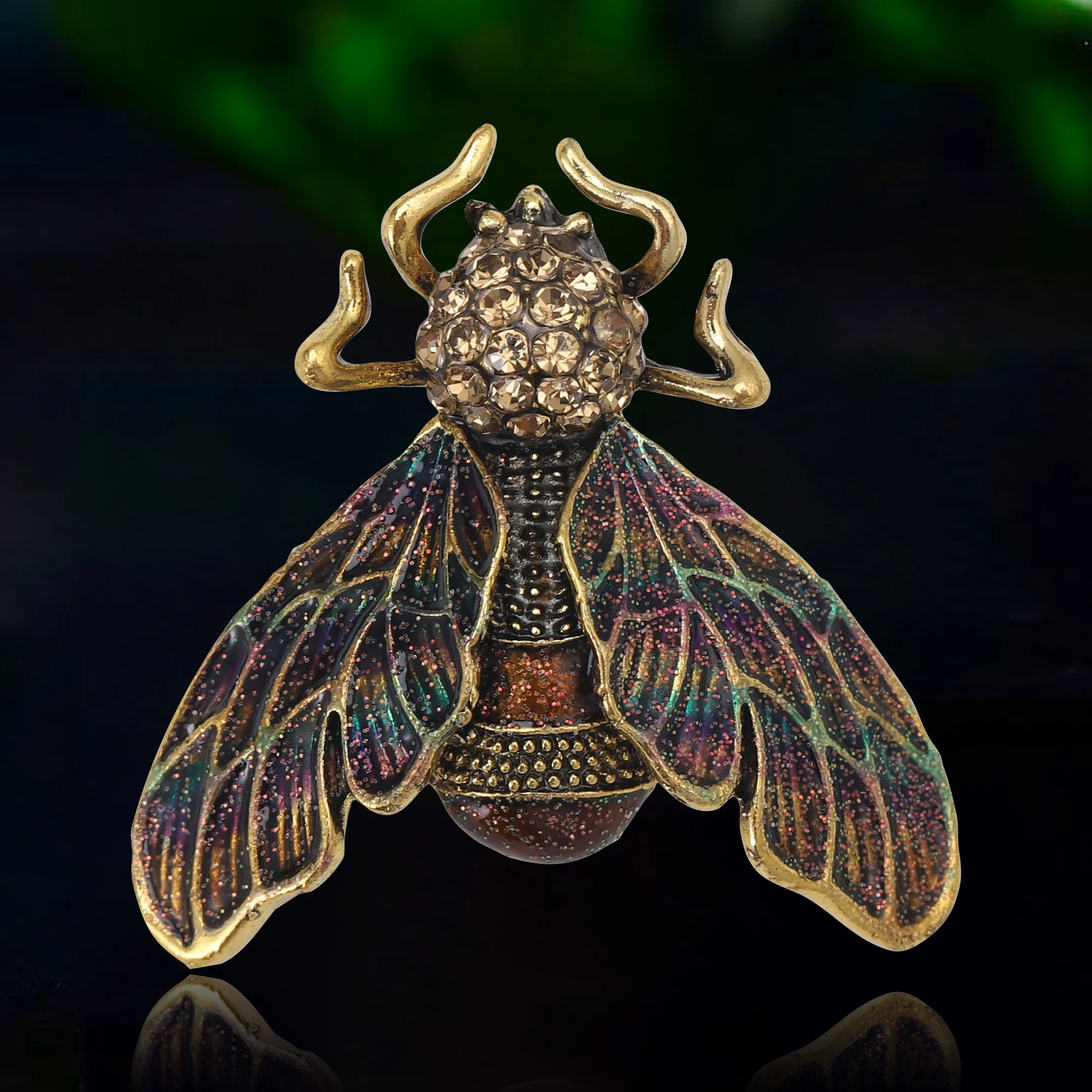 Vintage Fashion Bug - Винтажные броши со стразами и ошибками