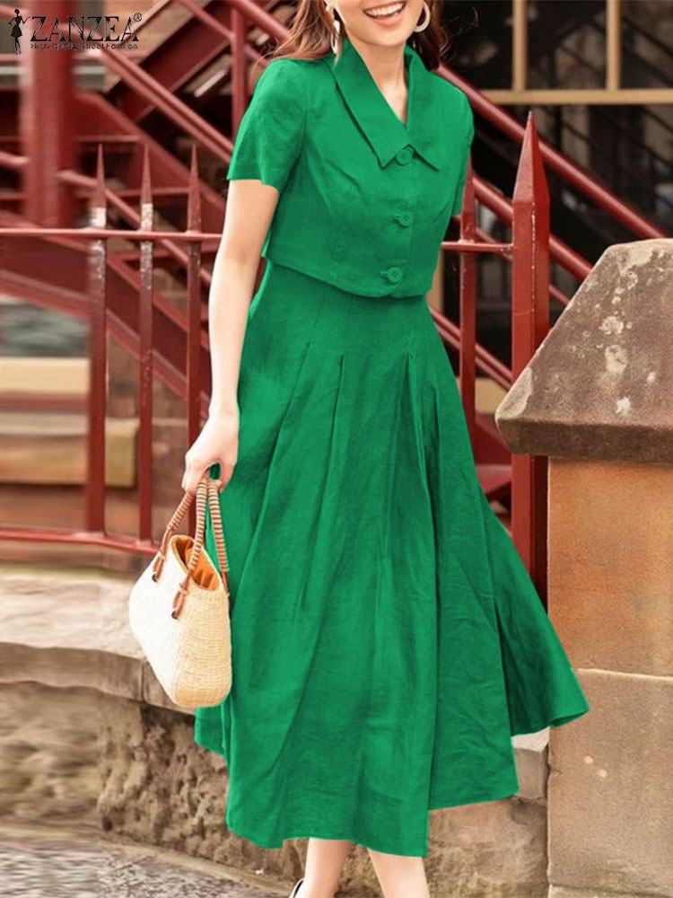 Vintage Fashion Pieces - Комплект ZANZEA женский из двух предметов,