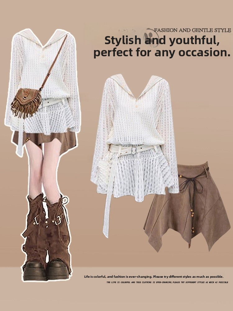 Vintage Fashion Pieces - Весенне-летний комплект из двух предметов: модное