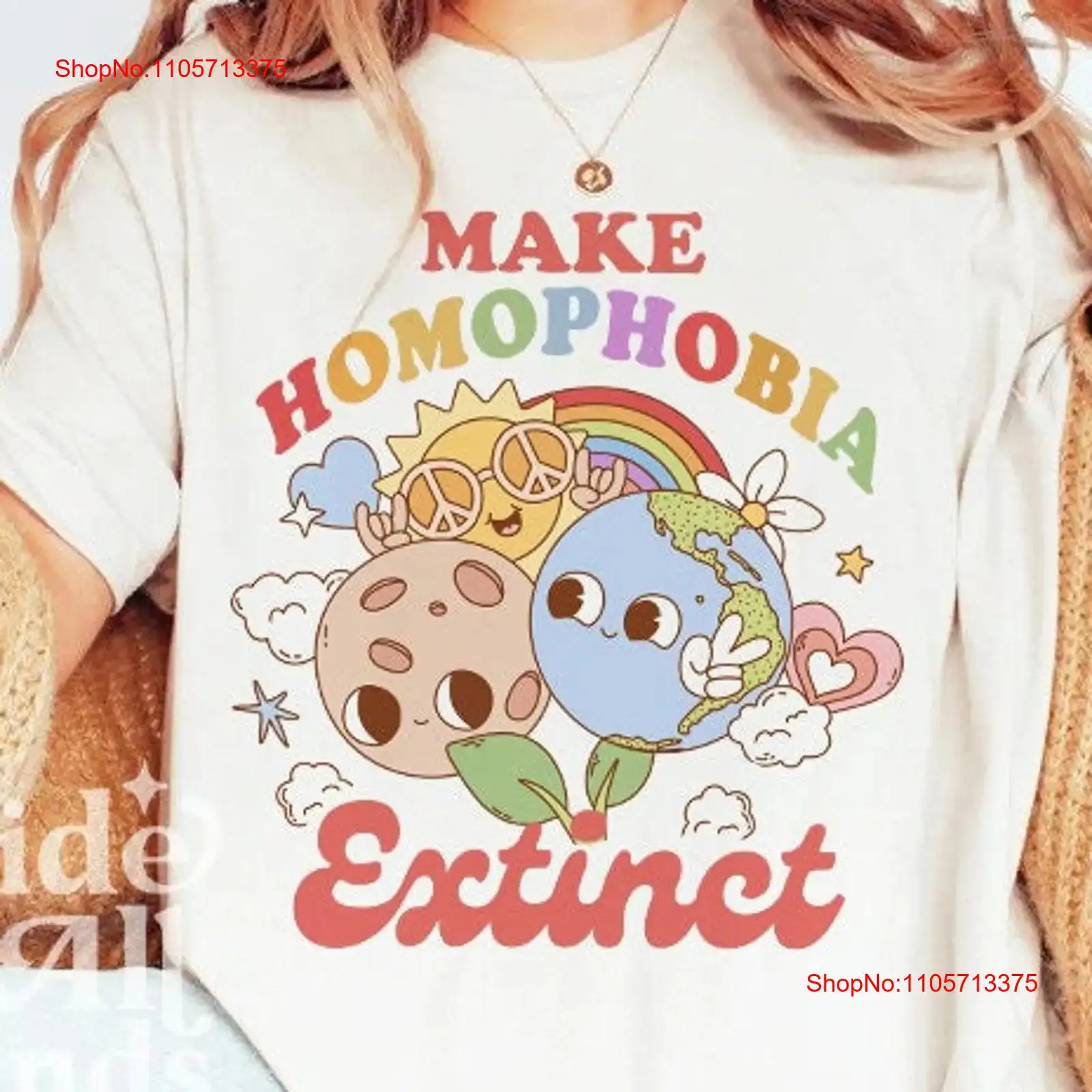 Vintage Queer Fashion - Футболка «Избавьтесь от гомофобии»: ЛГБТК-прайд, анти-ЛГБТ-сознание,