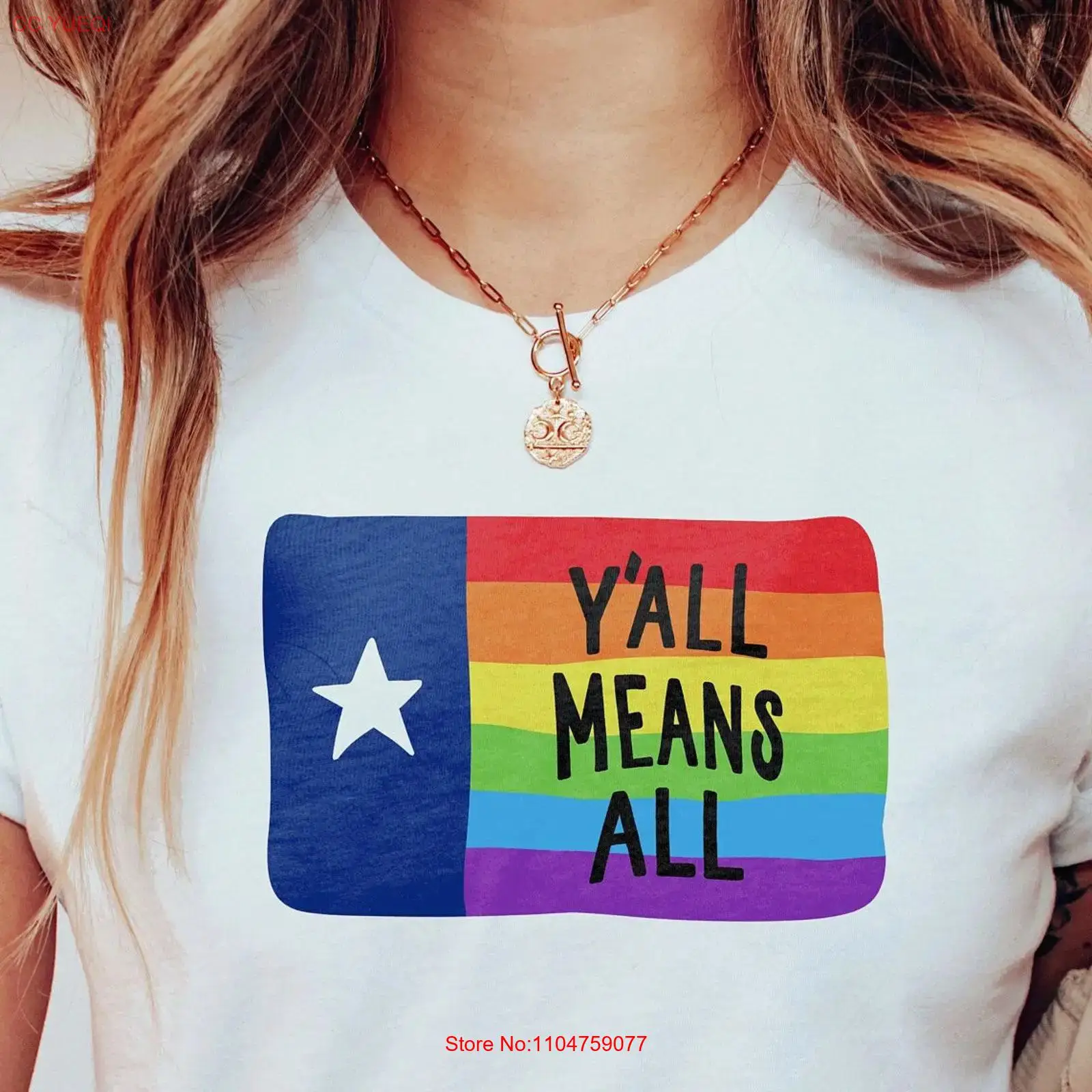 Vintage Queer Fashion - Футболка Yall Means Texas: Винтажная, дышащая,