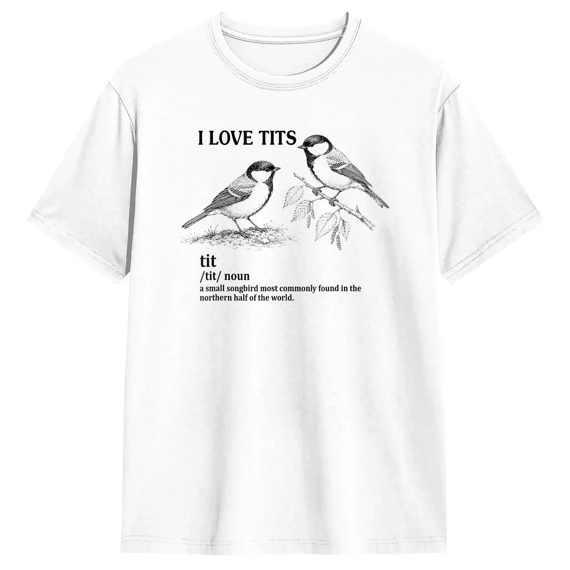 Vintage Queer Fashion - Футболка I Love Tits WLW Ally