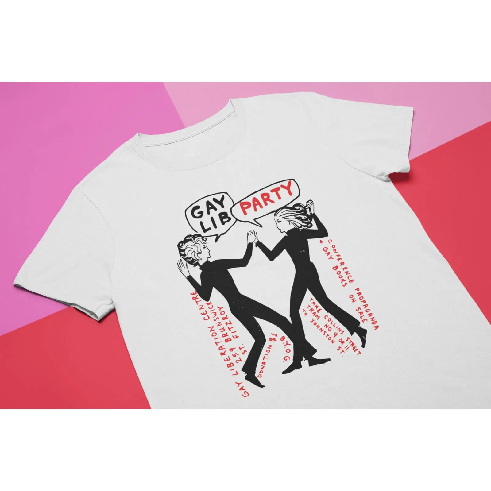 Винтажная футболка Gay Lib Par – обзор и цена Vintage Queer Fashion