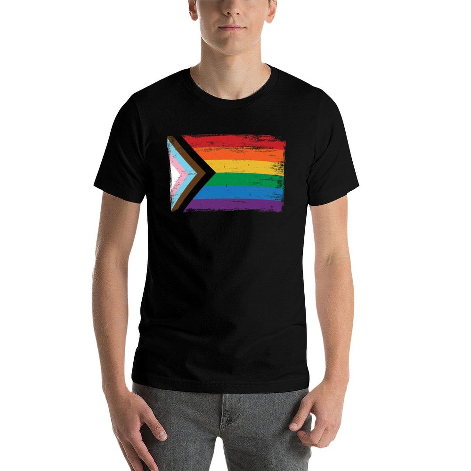 Футболка с принтом «Флаг прогр – обзор и цена Vintage Queer Fashion